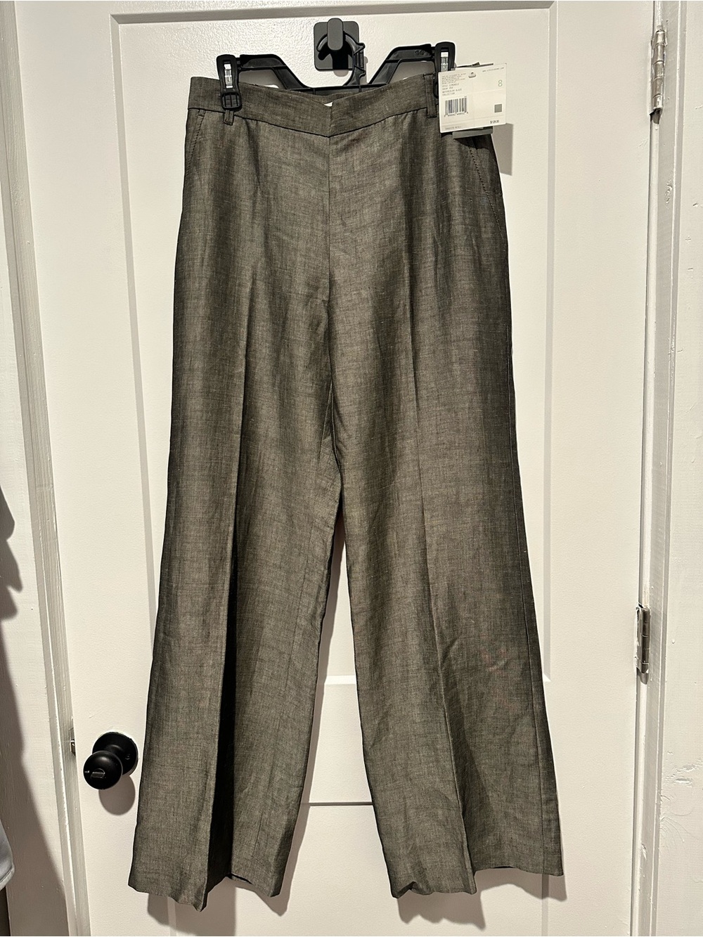 Liz Claiborne women’s Wide-Leg Dress Pants in Olive Gray